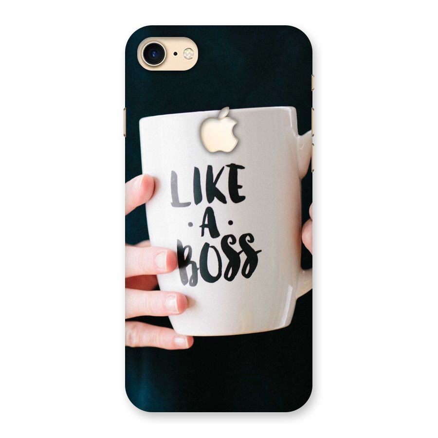 Like a Boss Back Case for iPhone 7 Apple Cut
