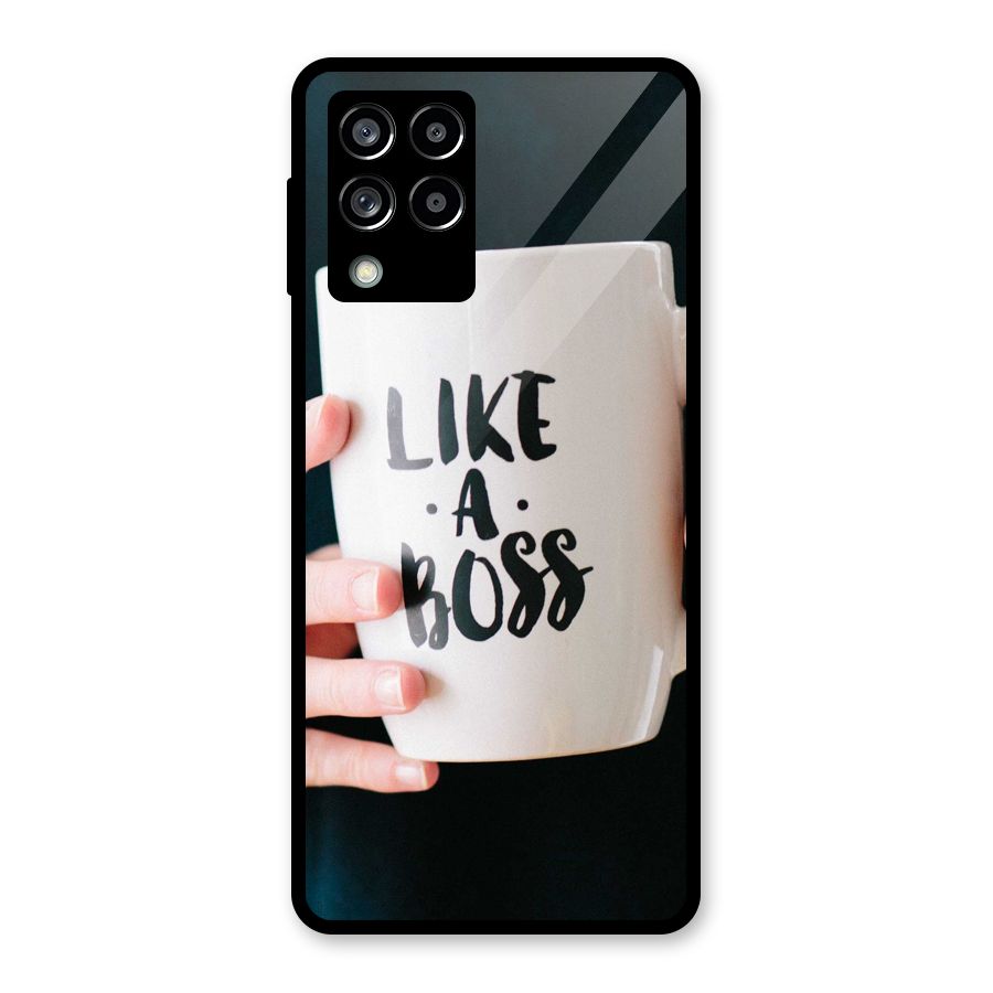 Like a Boss Glass Back Case for Galaxy M53 5G