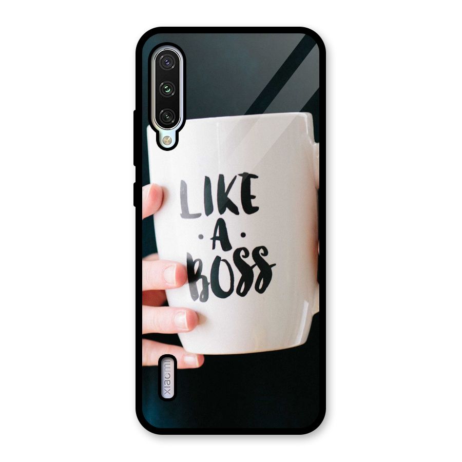 Like a Boss Glass Back Case for Mi A3