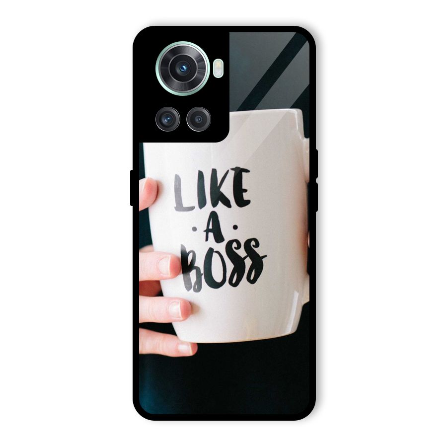 Like a Boss Glass Back Case for OnePlus 10R