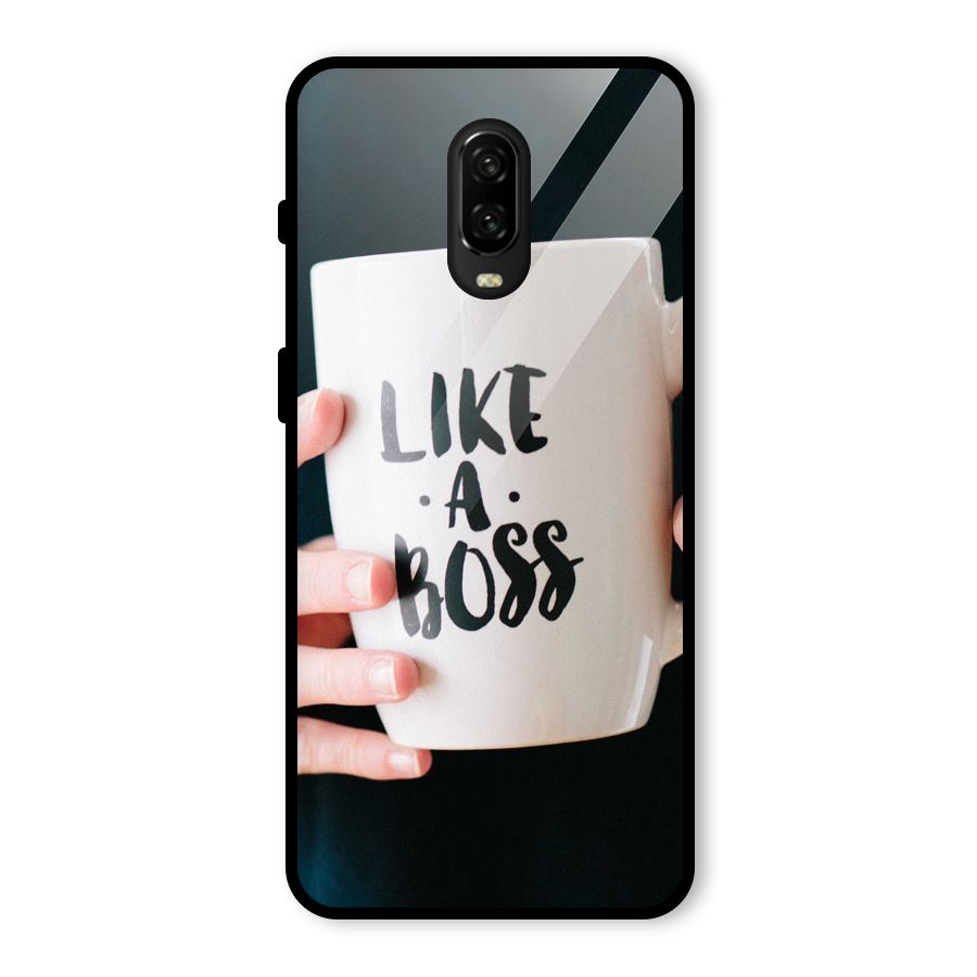 Like a Boss Glass Back Case for OnePlus 6T