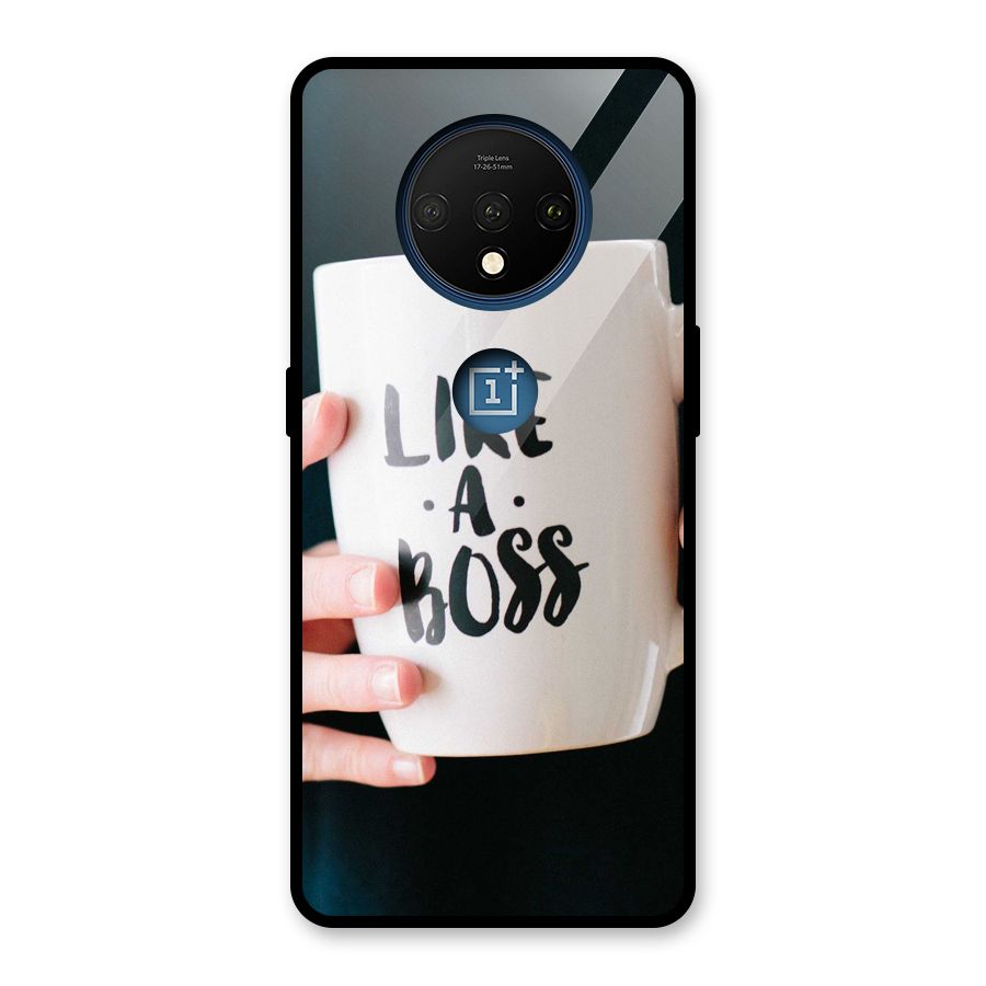 Like a Boss Glass Back Case for OnePlus 7T