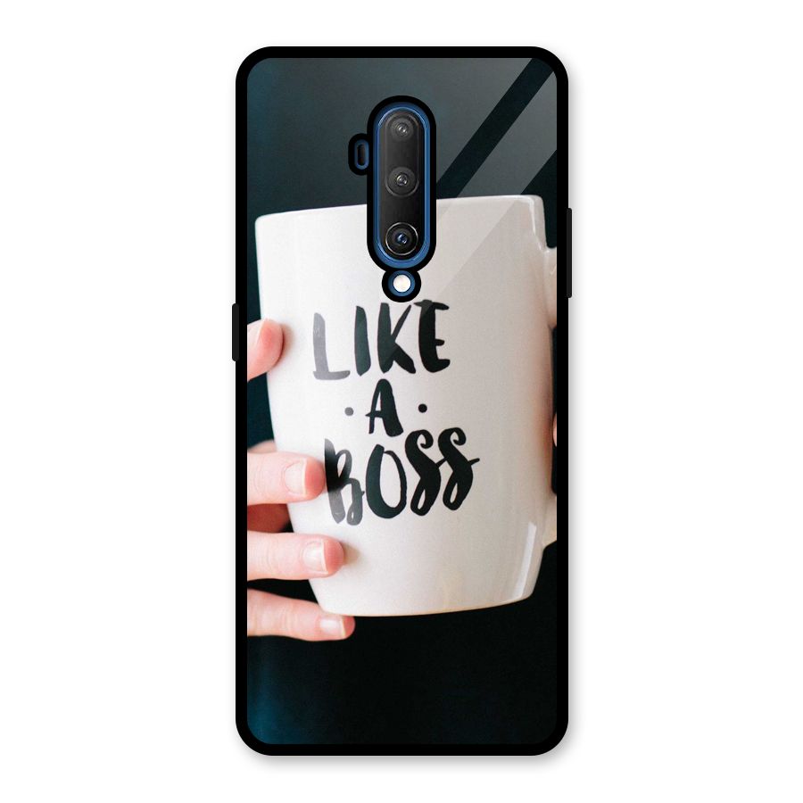 Like a Boss Glass Back Case for OnePlus 7T Pro