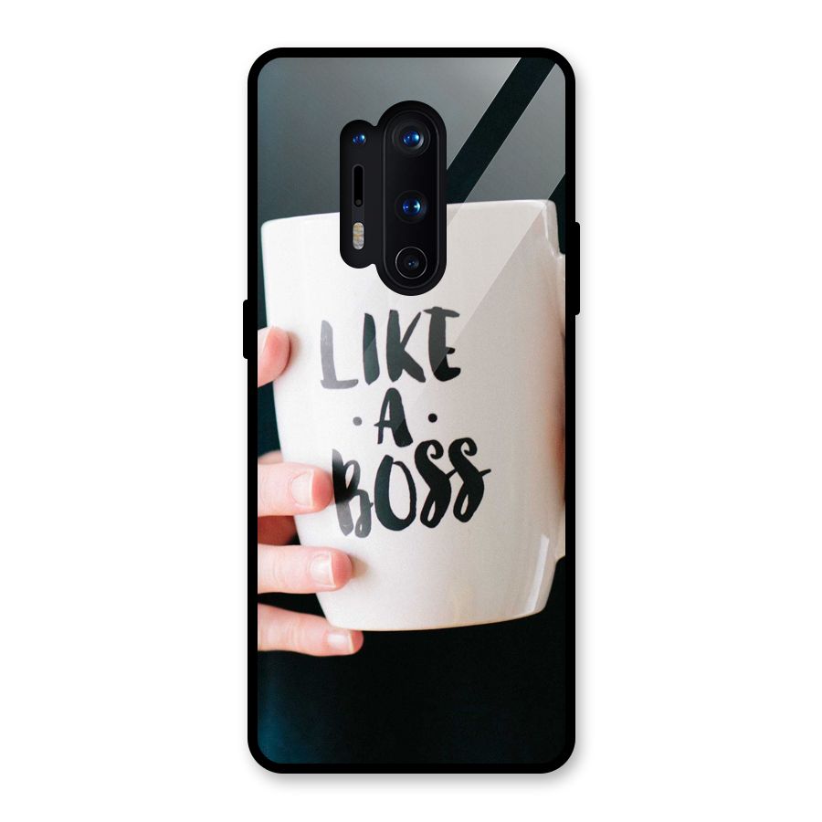 Like a Boss Glass Back Case for OnePlus 8 Pro