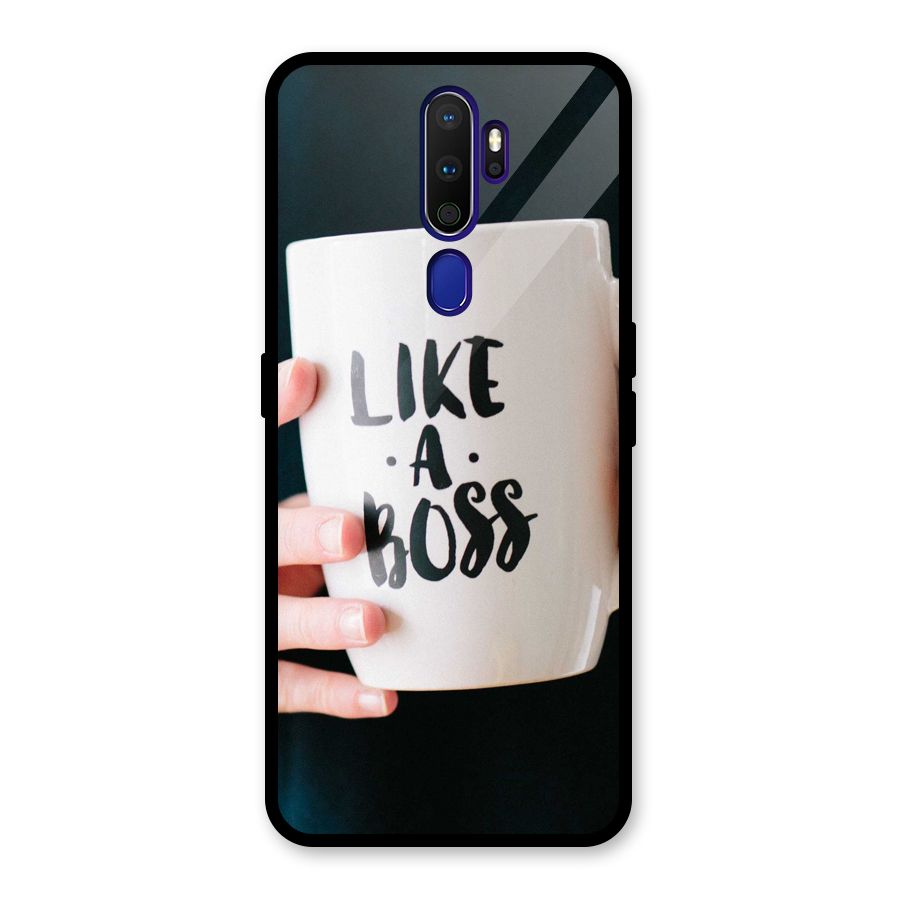 Like a Boss Glass Back Case for Oppo A9 (2020)