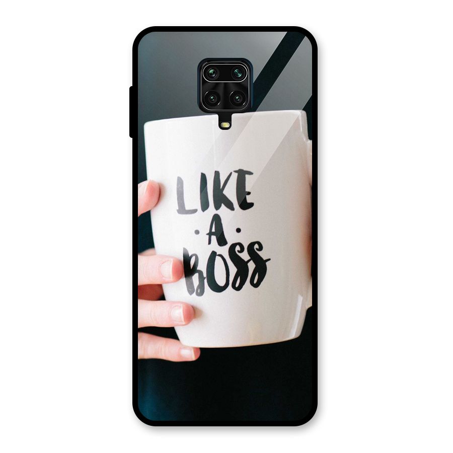 Like a Boss Glass Back Case for Poco M2 Pro