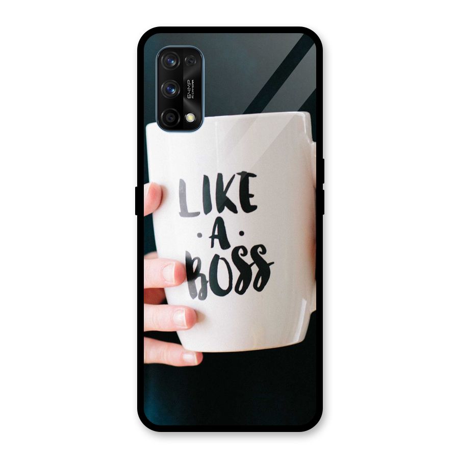 Like a Boss Glass Back Case for Realme 7 Pro