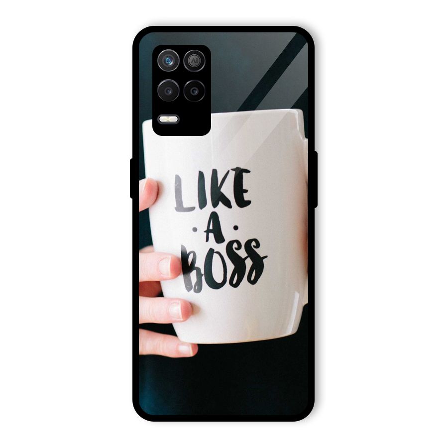 Like a Boss Glass Back Case for Realme 9 5G