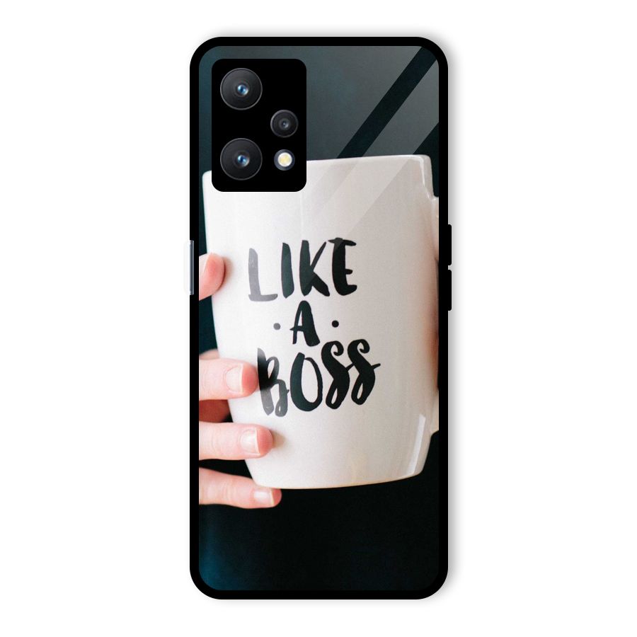 Like a Boss Glass Back Case for Realme 9 Pro 5G