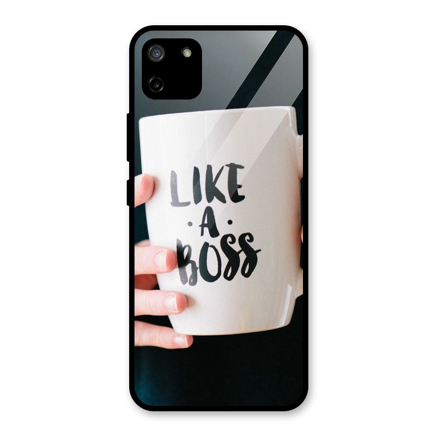 Like a Boss Glass Back Case for Realme C11