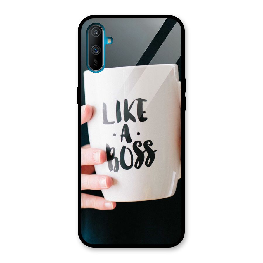 Like a Boss Glass Back Case for Realme C3