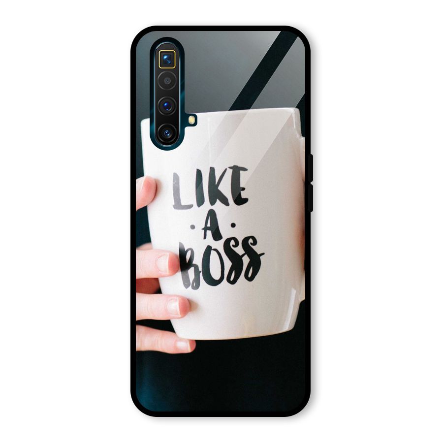 Like a Boss Glass Back Case for Realme X3