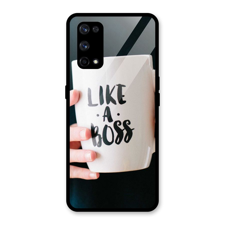 Like a Boss Glass Back Case for Realme X7 Pro