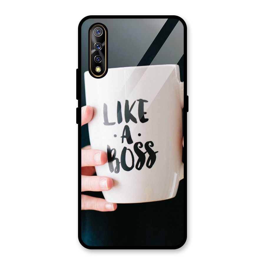 Like a Boss Glass Back Case for Vivo S1