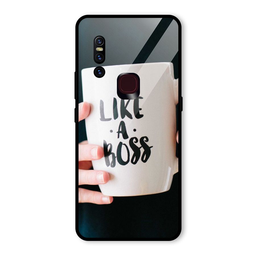Like a Boss Glass Back Case for Vivo V15