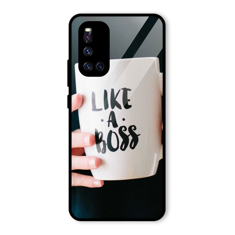 Like a Boss Glass Back Case for Vivo V19