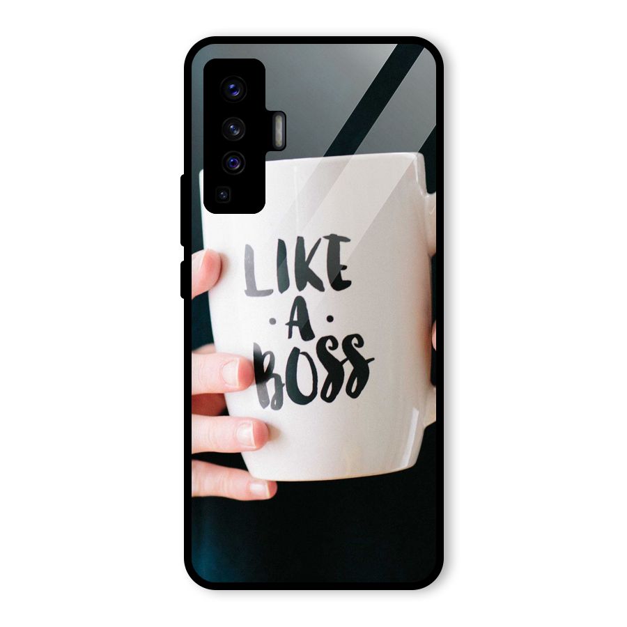 Like a Boss Glass Back Case for Vivo X50