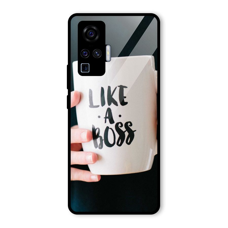 Like a Boss Glass Back Case for Vivo X50 Pro