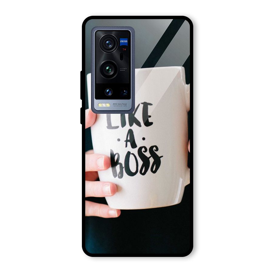 Like a Boss Glass Back Case for Vivo X60 Pro Plus
