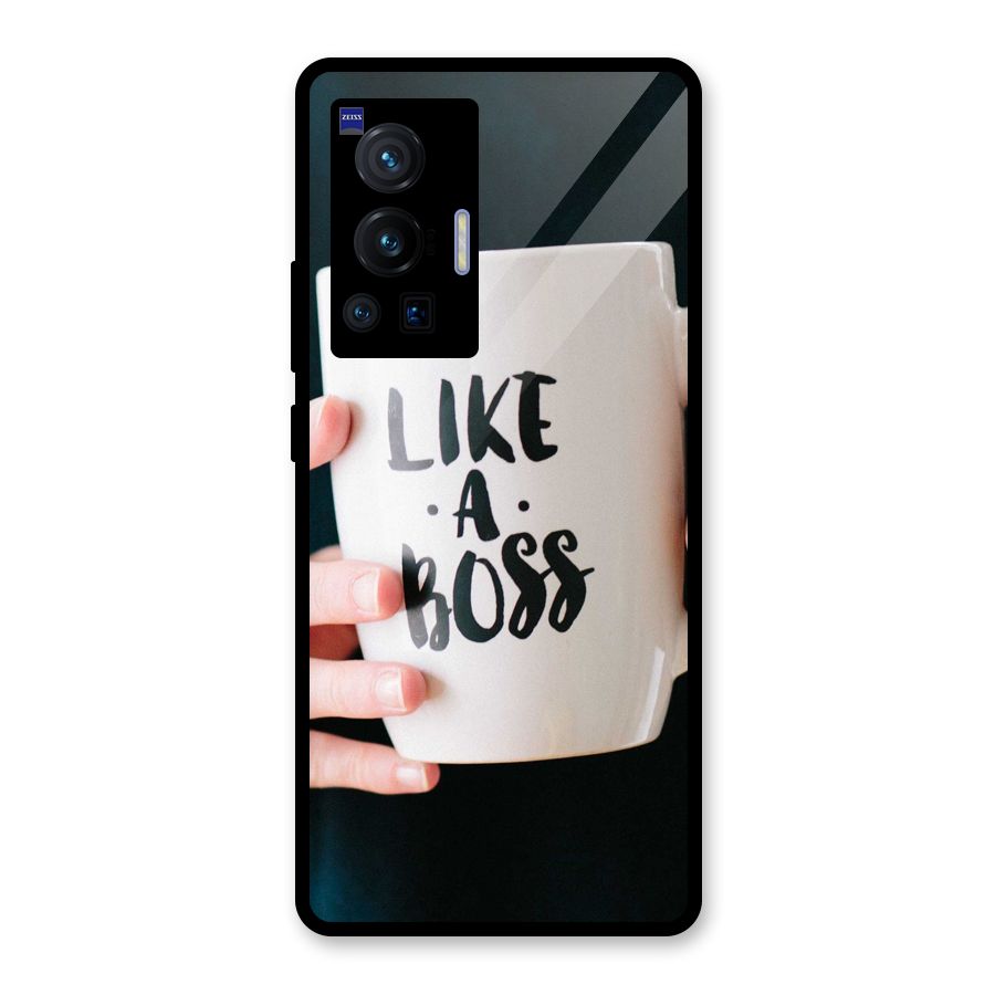 Like a Boss Glass Back Case for Vivo X70 Pro