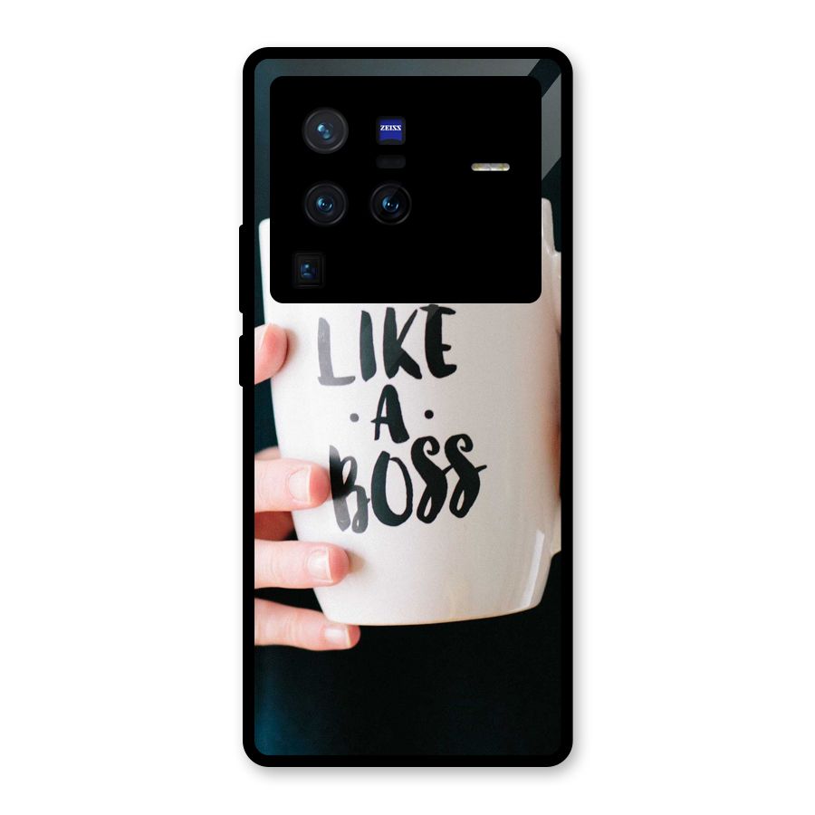 Like a Boss Glass Back Case for Vivo X80 Pro