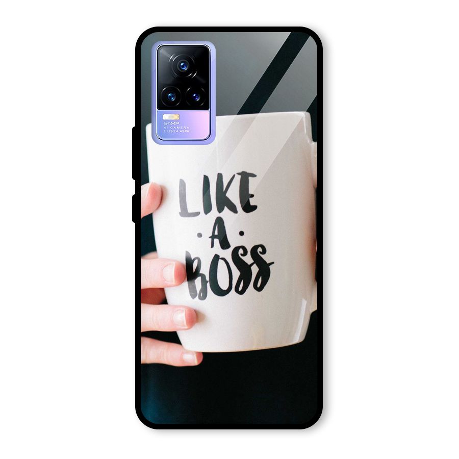 Like a Boss Glass Back Case for Vivo Y73