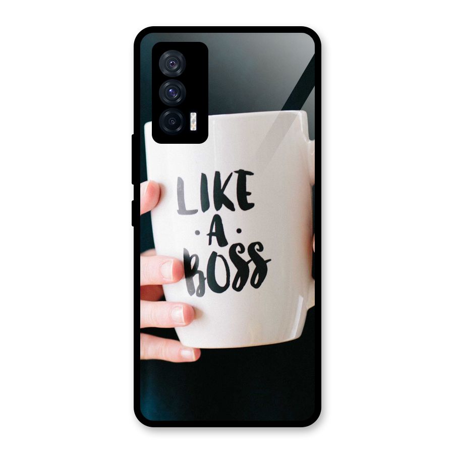Like a Boss Glass Back Case for Vivo iQOO 7 5G