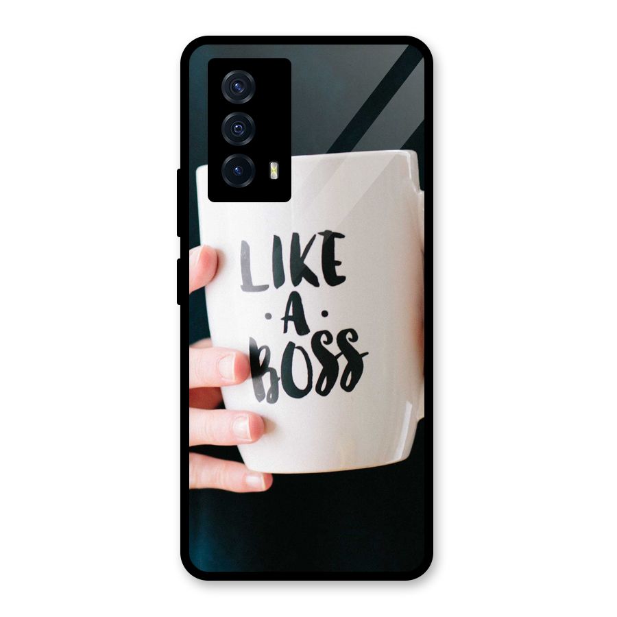 Like a Boss Glass Back Case for Vivo iQOO Z5