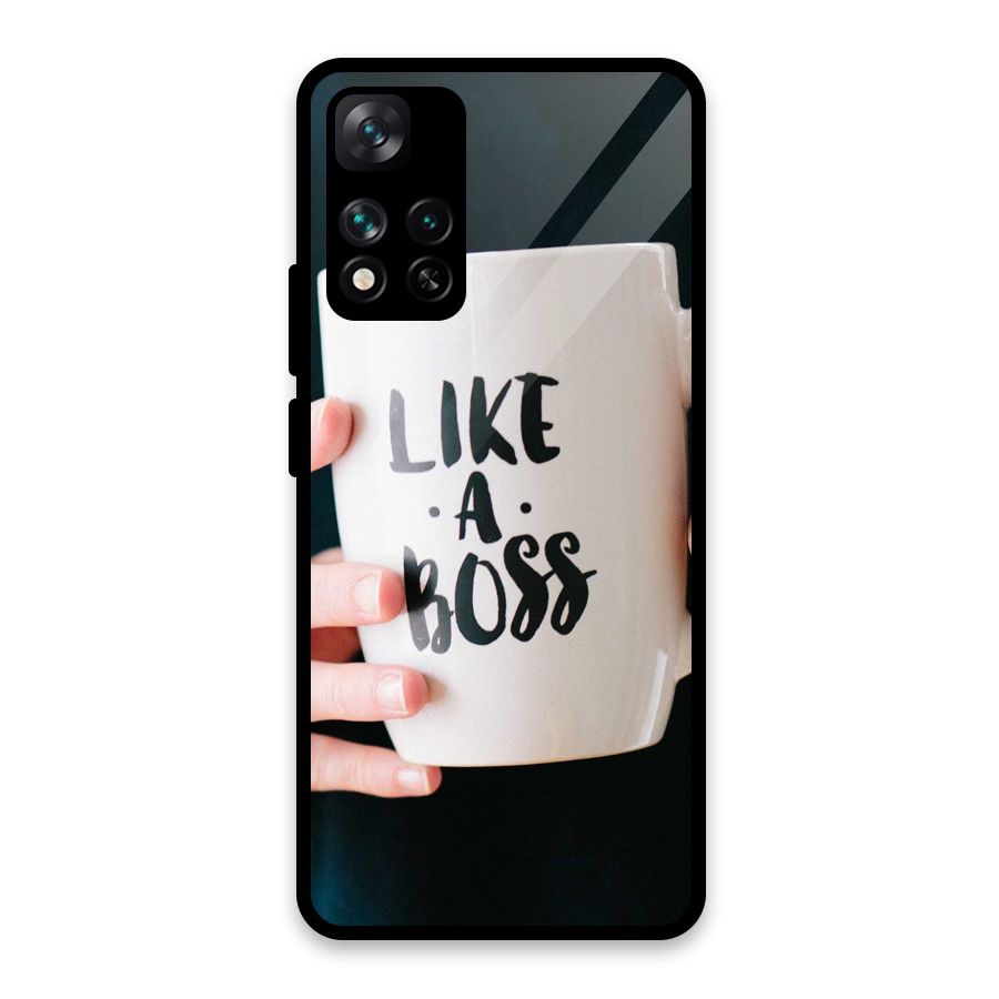 Like a Boss Glass Back Case for Xiaomi 11i HyperCharge 5G