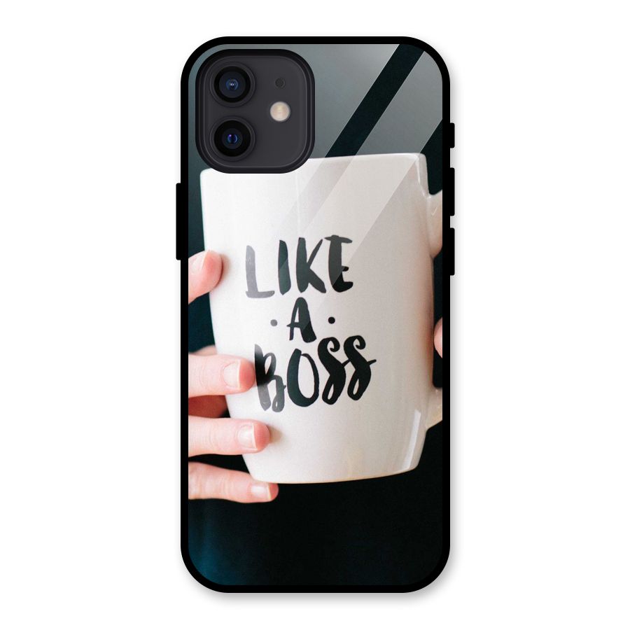 Like a Boss Glass Back Case for iPhone 12