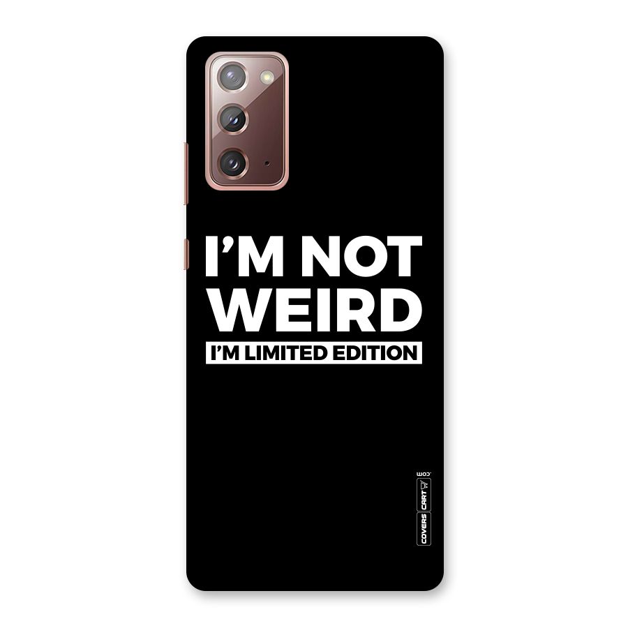 Limited Edition Back Case for Galaxy Note 20