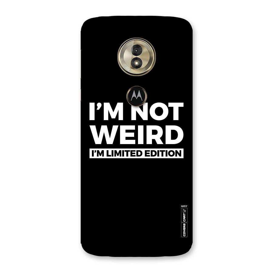Limited Edition Back Case for Moto G6 Play
