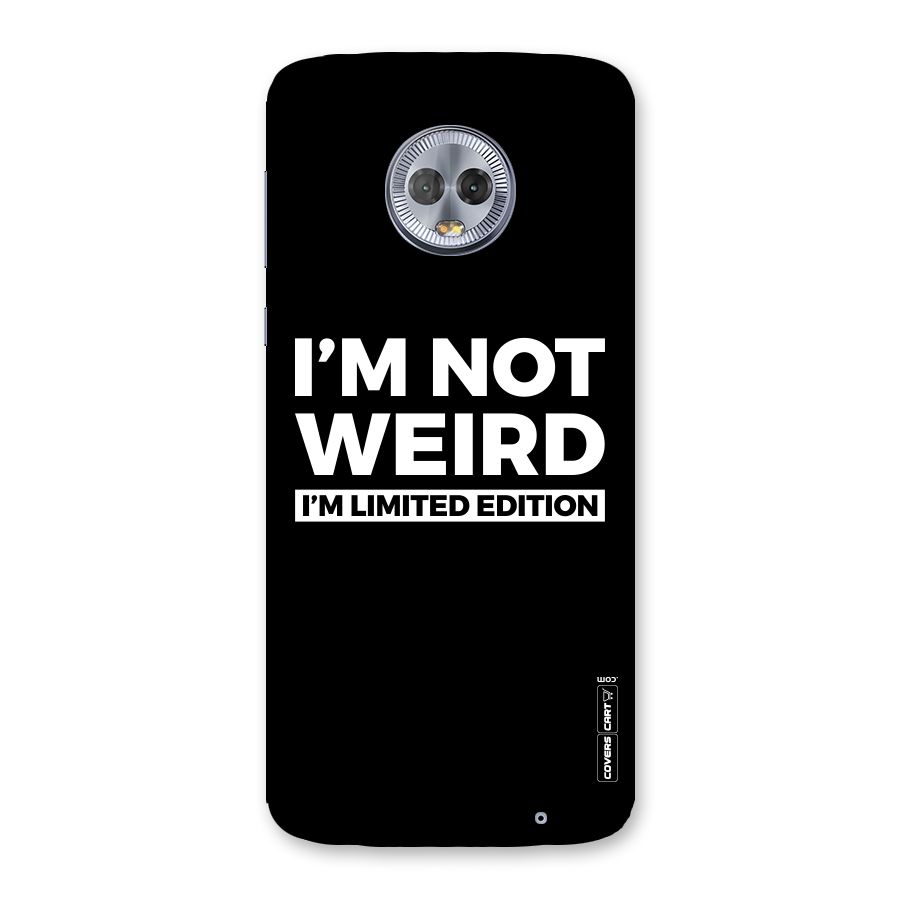 Limited Edition Back Case for Moto G6 Plus