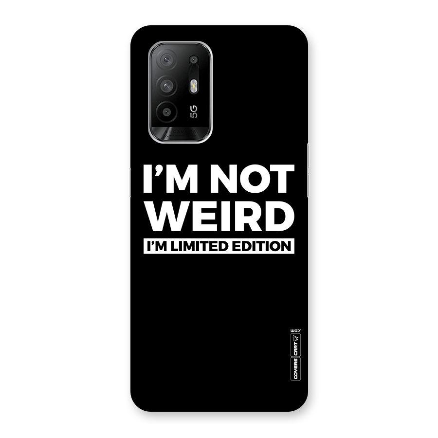 Limited Edition Back Case for Oppo F19 Pro Plus 5G