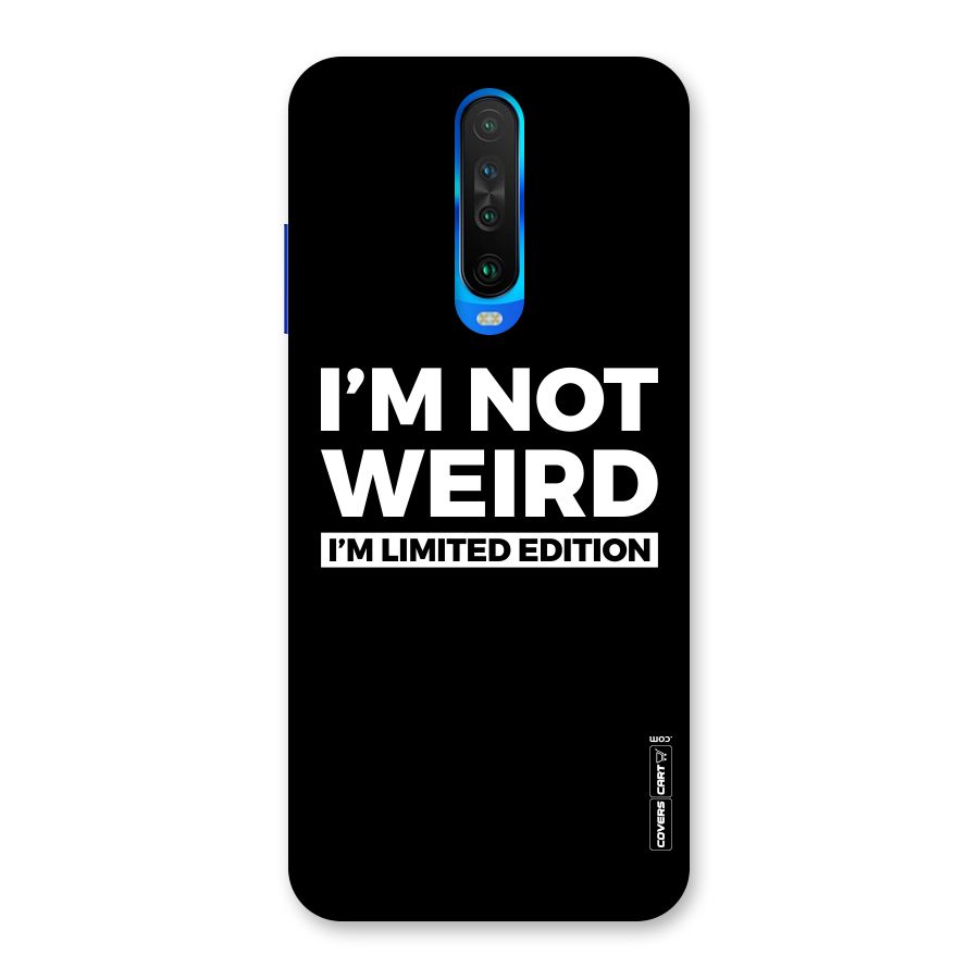 Limited Edition Back Case for Poco X2