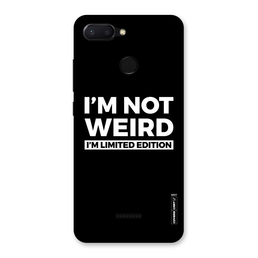 Limited Edition Back Case for Redmi 6