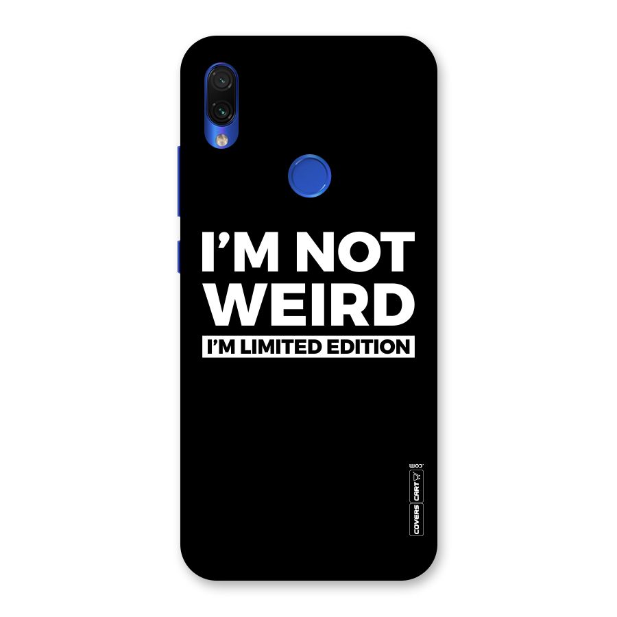 Limited Edition Back Case for Redmi Note 7S