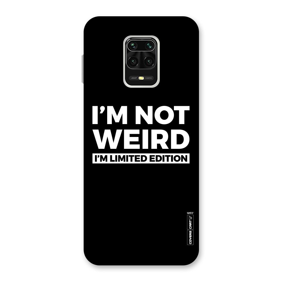 Limited Edition Back Case for Redmi Note 9 Pro