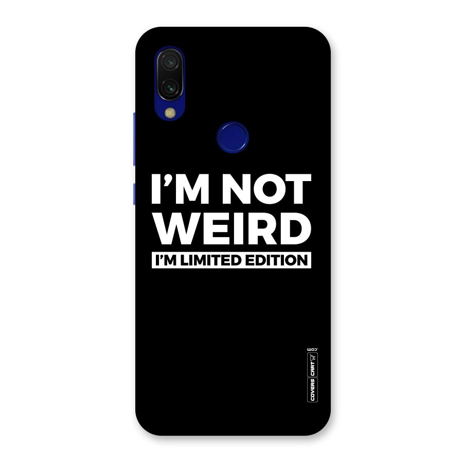 Limited Edition Back Case for Redmi Y3