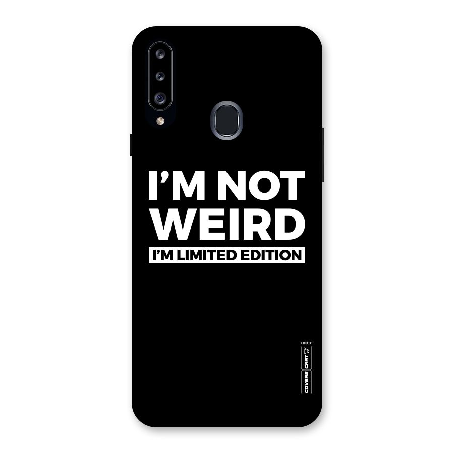 Limited Edition Back Case for Samsung Galaxy A20s