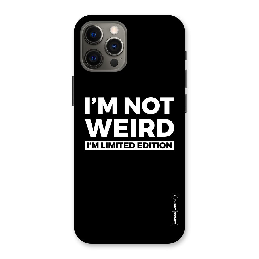 Limited Edition Back Case for iPhone 12 Pro Max