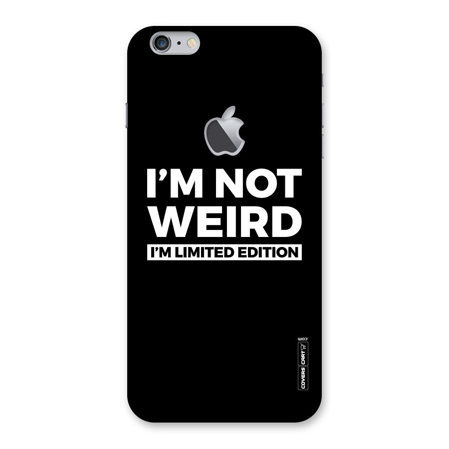 Limited Edition Back Case for iPhone 6 Plus 6S Plus Logo Cut