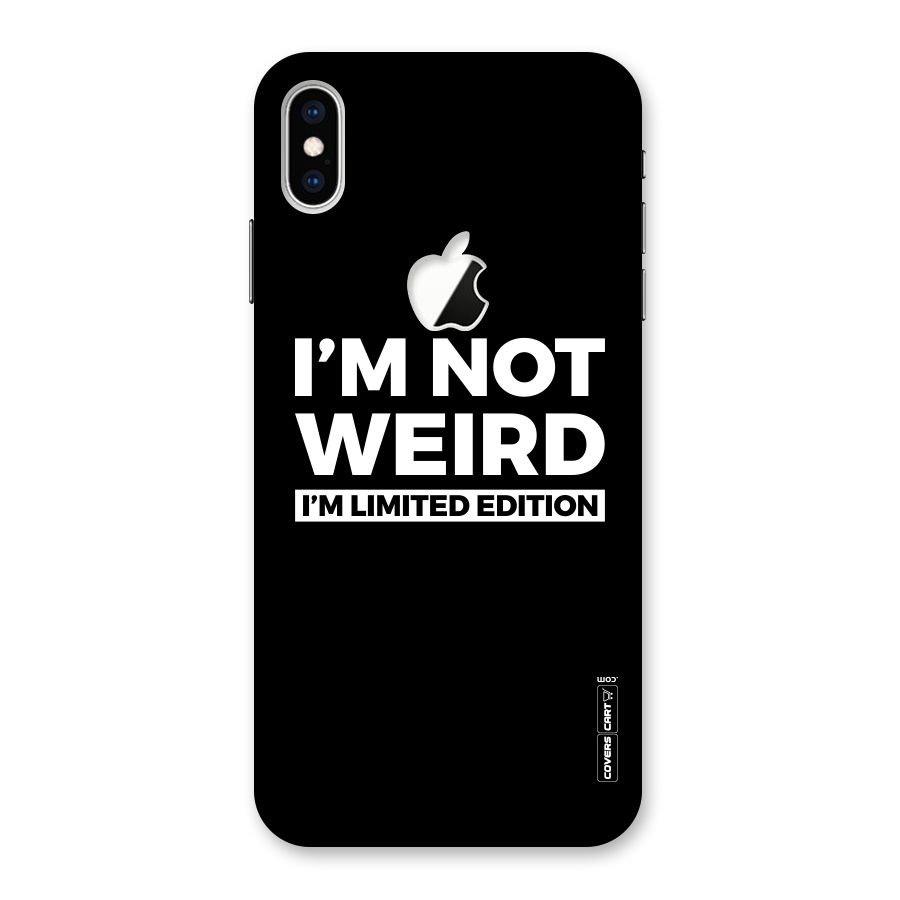 Limited Edition Back Case for iPhone XS Max Apple Cut