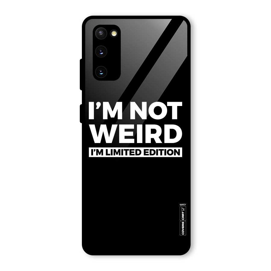 Limited Edition Glass Back Case for Galaxy S20 FE