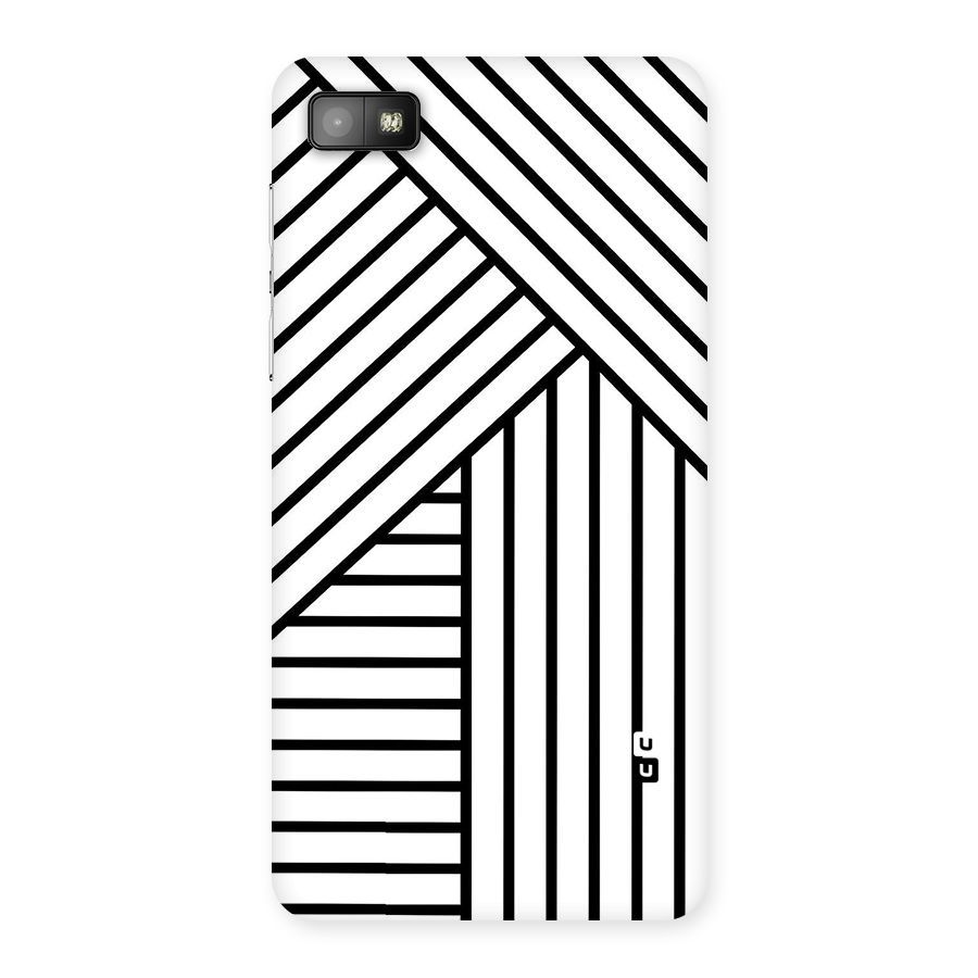 Lines Pattern Stripes Back Case for Blackberry Z10
