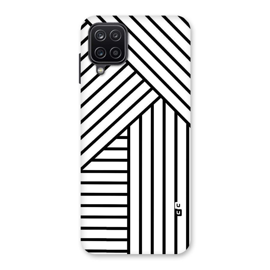 Lines Pattern Stripes Back Case for Galaxy A12