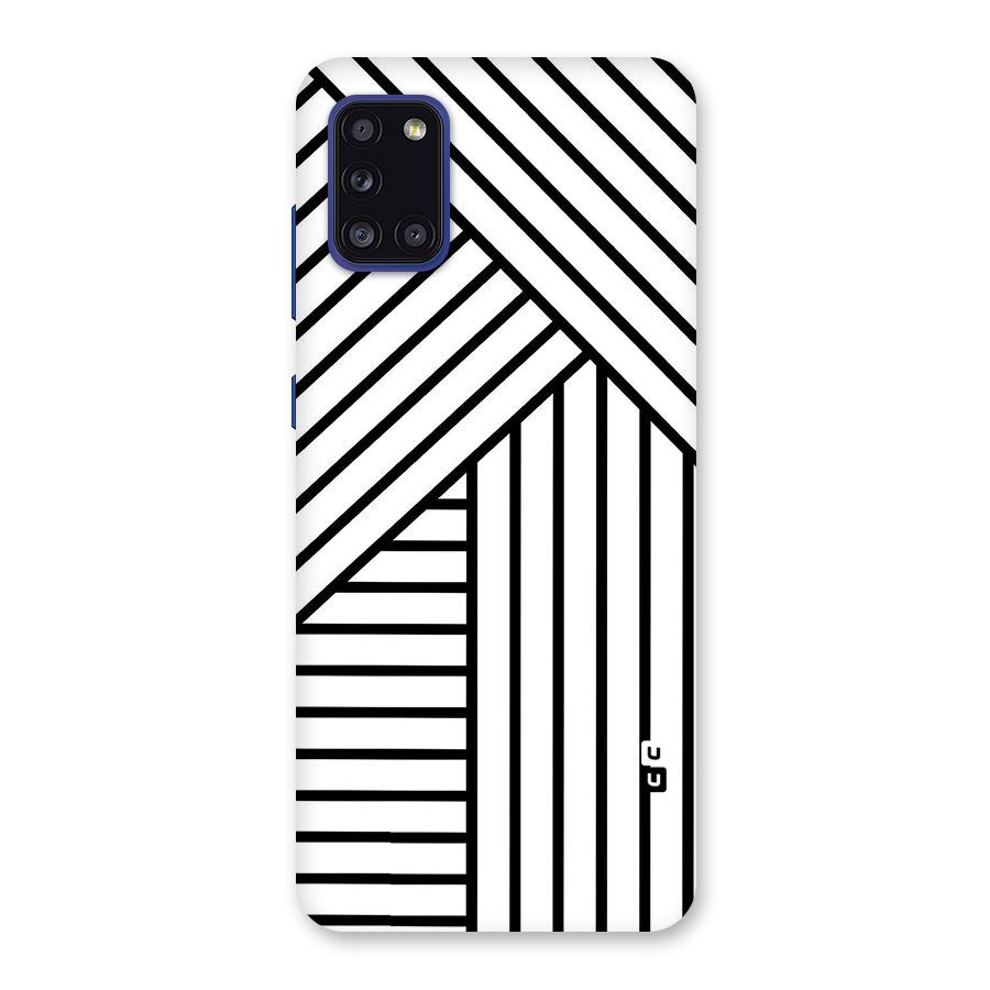 Lines Pattern Stripes Back Case for Galaxy A31
