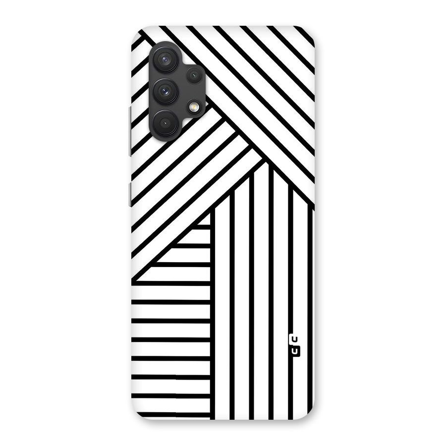 Lines Pattern Stripes Back Case for Galaxy A32