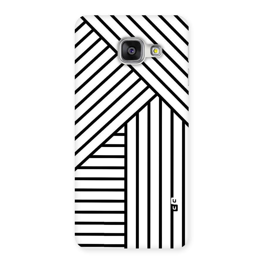 Lines Pattern Stripes Back Case for Galaxy A3 2016