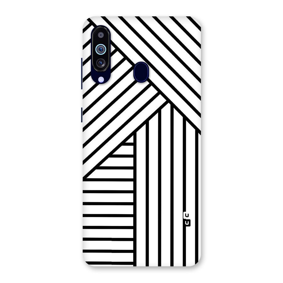 Lines Pattern Stripes Back Case for Galaxy A60